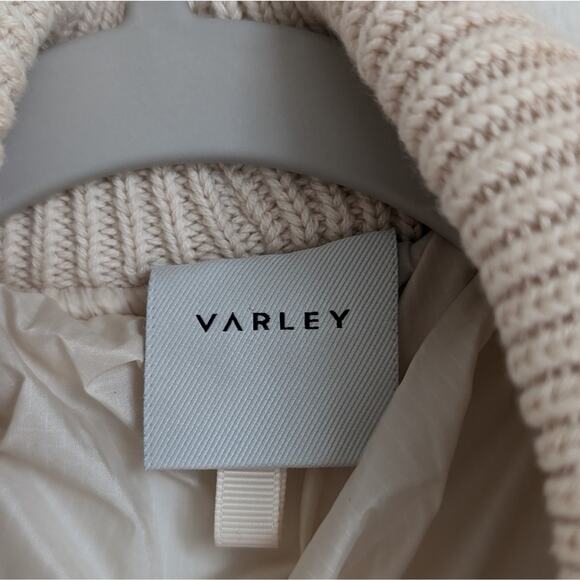 Varley Wynn Sherpa Puffer Coat in Sandshell, size XL - Picture 5 of 9